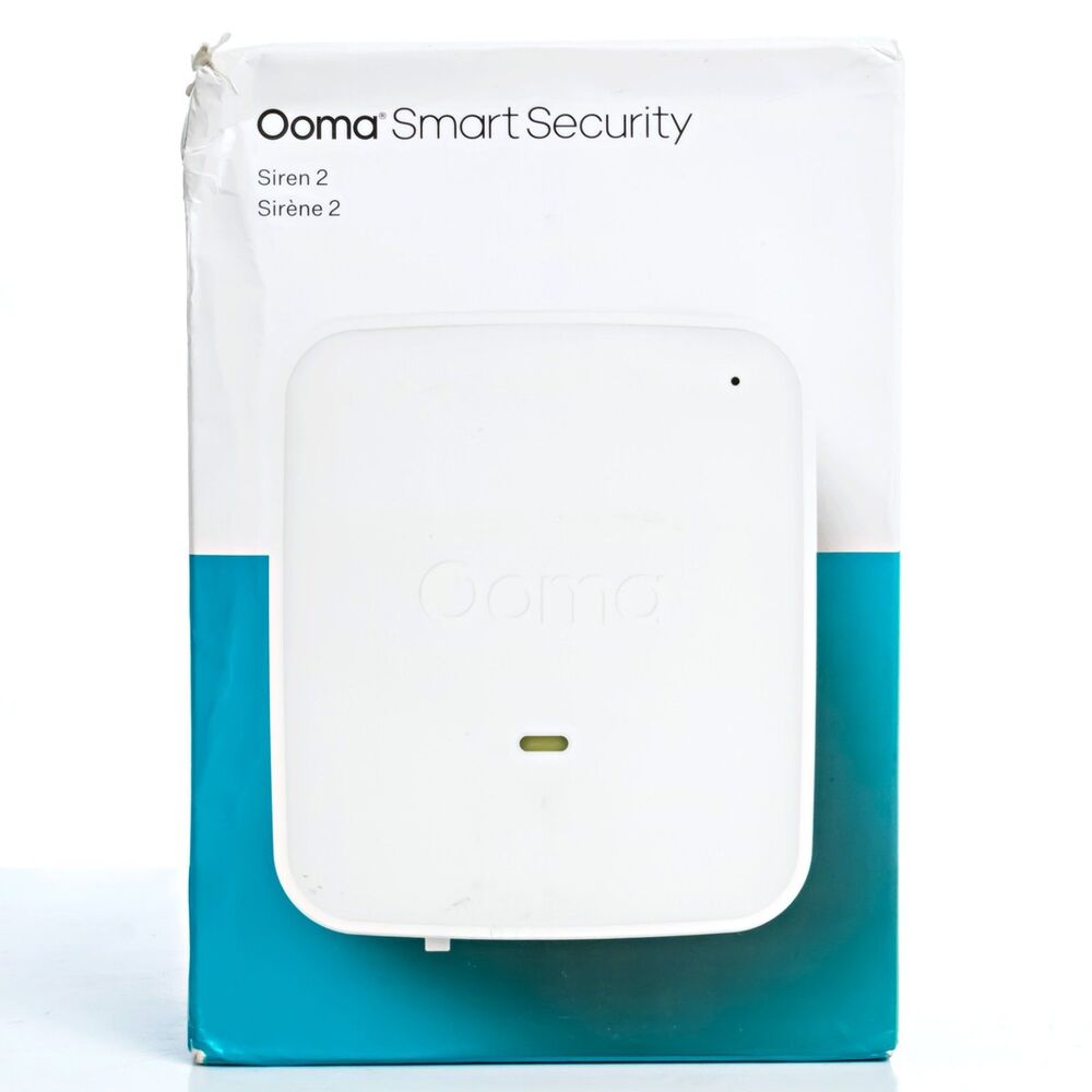 Ooma Smart Security Siren - Works with Smart Home Security - Open Box